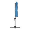 Uniprodo UNI_UMBRELLA_2R300BL_N Cantilever Parasol Blue Round Diameter 300 cm Tilting and Rotating Garden Parasol Parasol Pendulum Umbrella