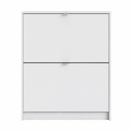 maozi Storage Cabinet Space Saving Bright Series 2 Drawer Shoes Accent Cabinet Entrance Shoes Storage Shoes Cabinet