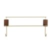 HIGOH Towel Racks, Towel Rail for Bathroom,All-Copper Bathroom Hand Towel Holder,Single-Bar Bathroom Hand Towel Holder,Wall-Mounted Hand Towel Ho