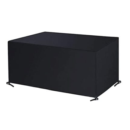 JUZHOUHUI Heavy Duty Outdoor Sofa Cover,Rectangular Outdoor Furniture Set Covers,Dust-Proof ​Anti-UV All Weather Protection,Lawn Patio Furniture
