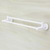 HIGOH Towel Racks, Towel Rail for Bathroom,Double Rod Hand Towel Holder Bathroom Bathroom Suction Cup Rack,Bath Towel Rod,Nordic Minimalist Creat