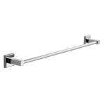 FVRTFT Towel Shelf Self Adhesive No Drill Towel Holder Wall Mounted Towel Rack Rustproof Brass For Bathroom Toilet,Chrome A,55cm