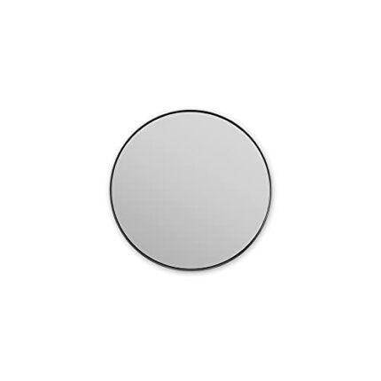 Brabantia - Mindset Bathroom Mirror - 5x Zoom for Precise View - Magnetic Holder - Removable Mirror - Wall-Mounted - Corrosion Resistant - Fixing