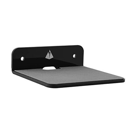 Small Wall Shelf Speaker Stand, TXEsign Small Shelf Speaker Mount for Bluetooth Speaker, Webcam, Cell Phones, Mesh Router,Toy Display Shelf Acryl