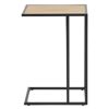 Amazon Brand - Movian Laptop Table, Wild Oak Top and Black Metal Base, 43 x 35 x 63 cm