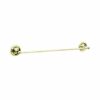SMEDBO Villa Single Towel Rail, Brass, Gold, 63.5 x 7.5 x 6.9 cm