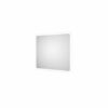 Talos Bathroom mirror with lighting Moon - bathroom mirror 40 x 45 cm - with surrounding ambient light - light color neutral white aluminum frame