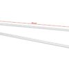tesa MOON Swing Arm Towel Bar - No Drill Two-Armed Towel Rail Chromed Metal and Stainless for the Bathroom with Swivelling Arms - Includes Remova