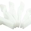 nuie BPC001 | Modern Bathroom Accessories 6 Bath Panel Clips for use with Acrylic Bath Panels, White