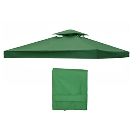 Gazebo Replacement Canopy,Event Shelters Gazebos, Gazebo Covers Replacement 3x3 m Waterproof Patio Canopy Tent Top UV Resistant 2 Tier Outdoor Ga