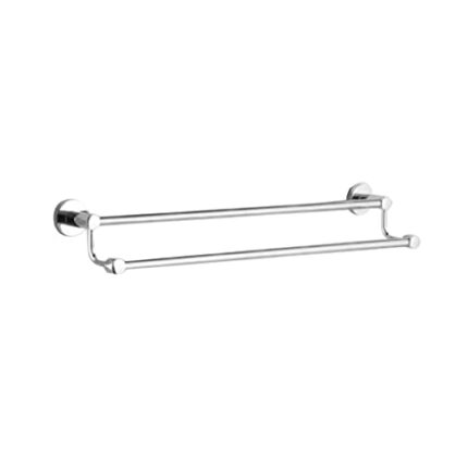 TBIIEXFL Stainless steel bathroom double towel rack free punch toilet toilet towel rack wall-mounted towel rack