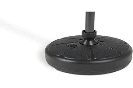 909 Outdoor Parasolbase for XL parasol, Fillable parasol base, Fillable with sand or water, 12kg, Diameter 38cm