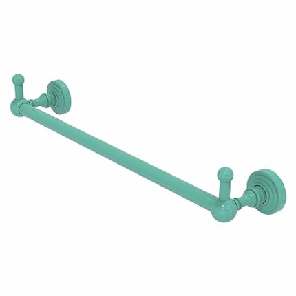 Allied Brass WP-41-24-PEG-SFG Waverly Place Collection 24 Inch Towel Bar with Integrated Hooks, Sea Foam Green