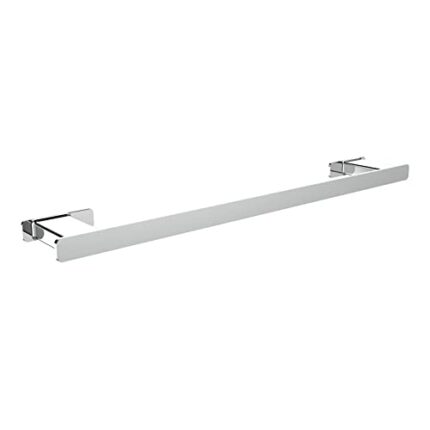 Agua Accessories Towel Rails Wall Mounted 48cm, Stainless Steel Towel Rack Hanging Cloths for Bathroom, Chrome Kitchen Towel Holder Bar is Hand T