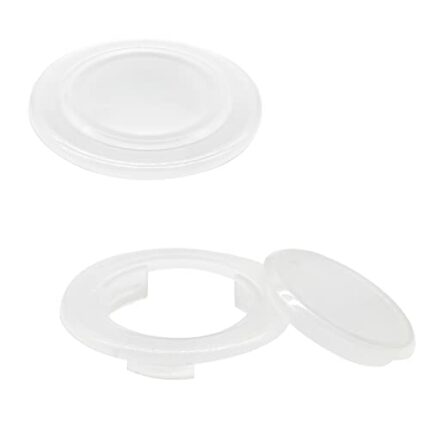 CHEERYMAGIC Parasol Hole Ring,2 Set Patio Table Umbrella Hole Ring Set Standard Size Umbrella Hole Ring Plug for Glass Outdoors Garden Shop Deck