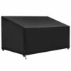 YHomU 4-Seater Garden Bench Cover, Waterproof 210D Oxford Cloth Cover for Garden Furniture, 74.8 x 26 x 35 Dust-Proof Rattan Sofa Protective Cove