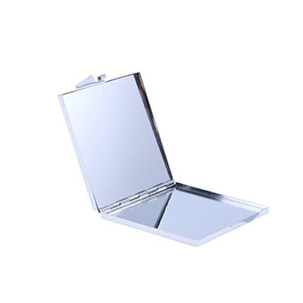 HOMSFOU folding compact mirror purse compact mirror vanity mirror LED cosmetic compact mirror makeup mirror wall mounted makeup light mirror circ