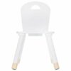 ATMOSPHERA Chair White, Wood, L. 28 x l. 50 x H. 28 cm