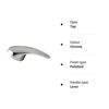 Taps Handle Lever, Kitchen Bath Faucet Accessory Tap Valves Replacement Universal Hot Cold Reviver Handles Kit for Kitchen Bathroom
