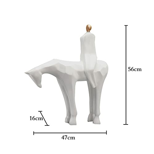 XDKLL Series Creative Wrangler Sculpture Art Resin Handicraft Decoration Wine Cabinet Home Living Room Porch Decoration