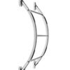Croydex Britannia Flexi-Fix Chrome Plated Curved Towel Rack, 13.5 x 51 x 57.2 cm