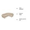 Intex 68575 75047 Valve (Corner Couch Sofa: 257 x 203 x 76 CM