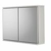 Croydex Simplicity Self-Assembly 2 Door Mirror Cabinet (FSC MDF), White