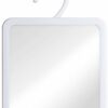 MIRRORVANA Fogless Shower Mirror for Shaving with Hook for Hanging and Anti Fog Shatterproof Surface - Fill Back Chamber/Reservoir with Hot Water