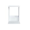 Amazon Brand - Movian, Saly Rectangular C Side, End Table, White, 45 cm D x 41 cm W x 60 cm H