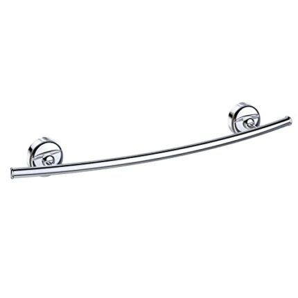 Agua Accessories Towel Rails Wall Mounted 62cm, Solid Brass Towel Rack Hanging Cloths for Bathroom, Chrome Kitchen Towel Holder Bar is Hand Towel