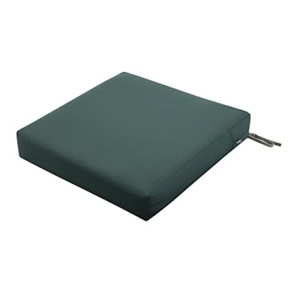 Classic Accessories Ravenna Water-Resistant Patio Lounge Chair/Loveseat Cushion, 25 x 27 x 5 Inch, Mallard Green