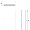 Croydex Anton Single Door Stainless Steel Cabinet