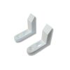 Toilet Bumpers Wobbly Toilet Loo Seat Stabilisers Stop Children Slipping Sliding Set of 2 (White)