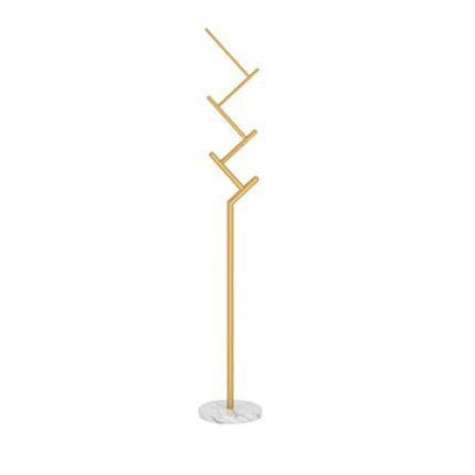 MJWDP vertical coat rack living room furniture metal hanger home bedroom mobile floor hanger rack (Color : Argento, Size : As the picture shows)