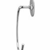 Croydex Chrome Duo Fix Glue or Screw Fix Slim Design Towel Ring