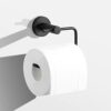 SARIHOSY Round Towel Ring Matt Black Bath Towel Rail Bathroom Kitchen, Hanging Towel Hanger Bathroom Accessories Hotel Square, Hand Towel Rail Ho