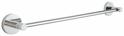 GROHE 40688DC1 Essentials Towel Rail, Super Steel, 450 mm