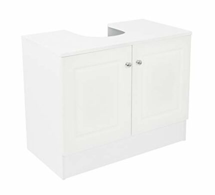 House & Homestyle Under Sink Unit, White, H 56cm x W 70cm x D 37cm