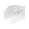 Acrylic Perspex Plastic Nest of Tables Living Room Table Hygienic Easy Clean