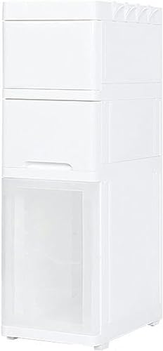 Shykey Narrow Storage Cabinet Kitchen Crevice Storage Cabinet Storage Cabinet Bathroom Storage Cabinet Multifunctional Drawer for Bathroom, Livin
