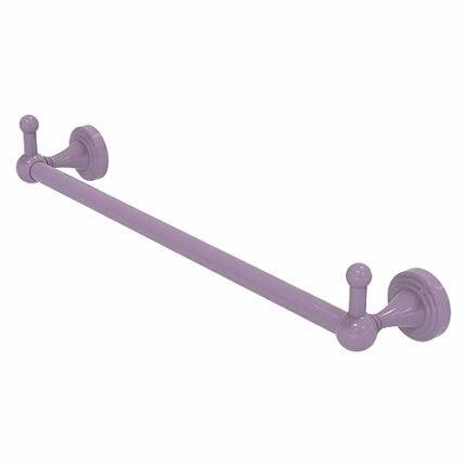 Allied Brass SG-41-24-PEG-LVN Sag Harbor Collection 24 Inch Towel Bar with Integrated Hooks, Lavender