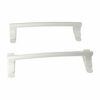 2Pcs Over Door Towel Rail Holder,Plastic Cabinet Door Towel Rack, Hanging Holder Towel Holder for Bathroom Kitchen Cupboard Drawer Cabinet
