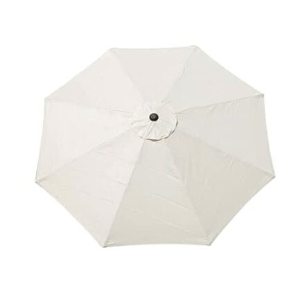 VKTY 3M/8 Ribs patio umbrella replacement canopy Waterproof Parasol Umbrella Replacement Cover Round Sunshade Market Umbrella Canopy(Canopy Only)