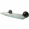 Allied Brass R-33/18-BBR R 33 Regal Collection Inch Glass Shelf, 18 Inch, Brushed Bronze