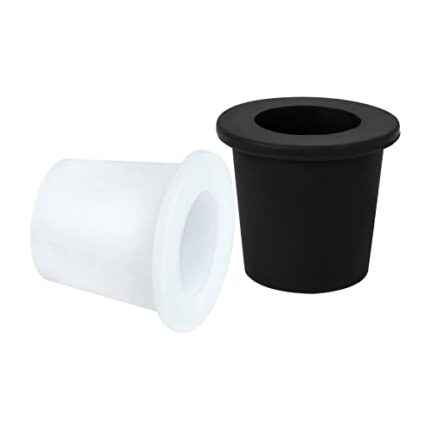 AIEX 2pcs Table Umbrella Hole Cap Ring, Soft Silicone Patio Umbrella Cone Stabilizer Sleeve Wedge Plug for 2 to 2.5 inch Picnic Table Holes 1.5 i