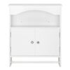 WALNUT Bathroom Wall Cabinet White Bathroom Cabinet Cabinet 53x15.5x62cm Shelving Cabinet