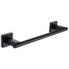 Hand Towel Bar 14", Suyar SUS304 Stainless Steel Shower Towel Holder, Bathroom Kitchen Closet Cabinet Washcloth Rack Wall Mounted, Polished Chrom