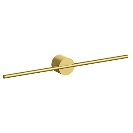 HONPHIER Adjustable Towel Rails 16-Inch Towel Racks Wall Mounted Space Aluminum Towel Holder Gold Brushed Finish Towel Bars, Towel Hangers For Ki