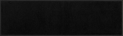 Wash+Dry Doormat, Polyamide Back: Nitrile Rubber, Raven Black, Black, 35x120cm