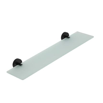 Croydex Epsom Black Flexi-Fix™ - Glass Shelf